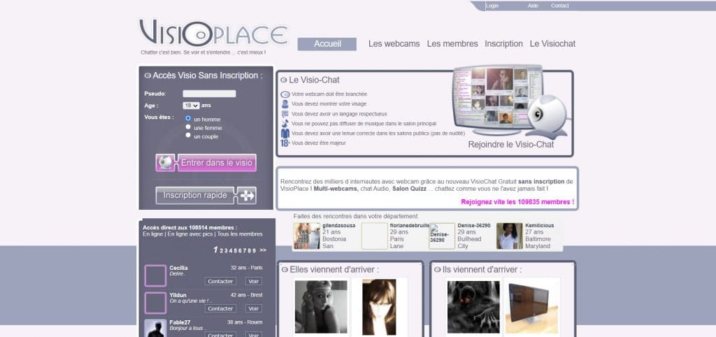 Visioplace.com, le chat par visio