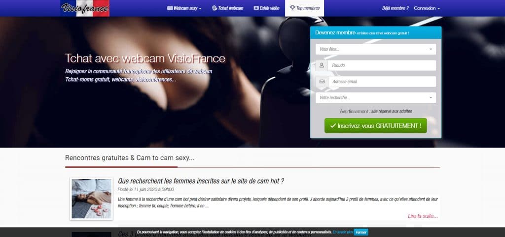 visiofrance.com, rencontre par webcam et visio