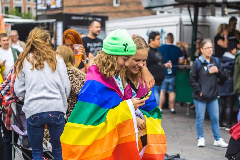 drapeau bisexuel lgbt